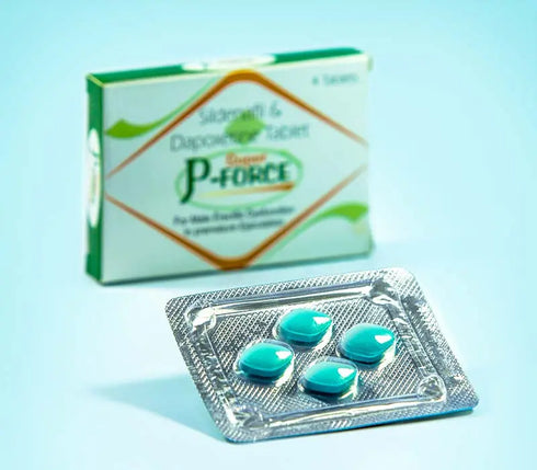 Super P-Force - pastile pentru erectie si intarziere ejaculare de tip 2 in 1